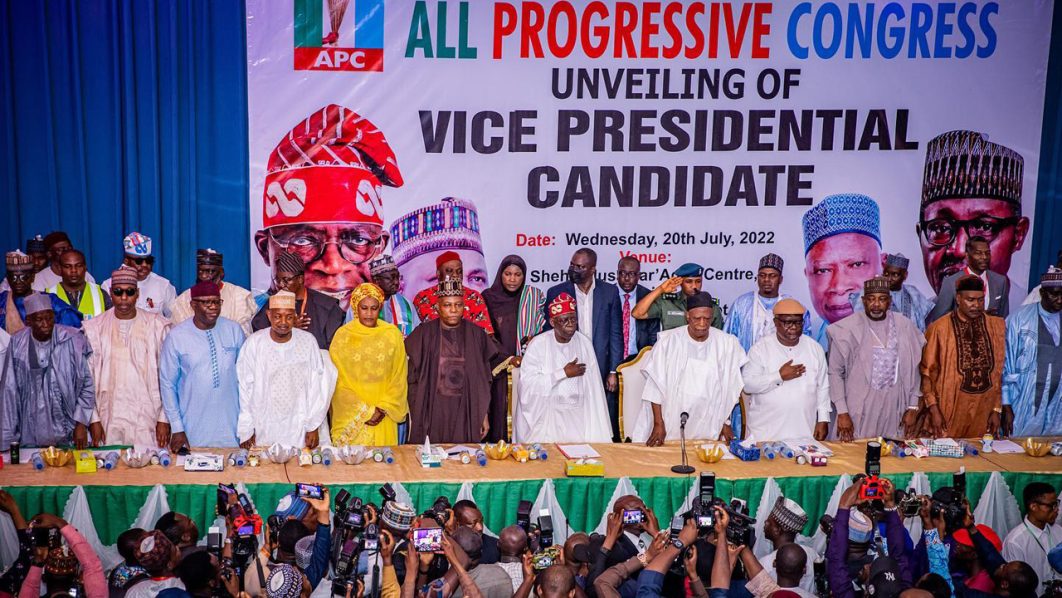 Shettima unveiling-APC-TINUBU