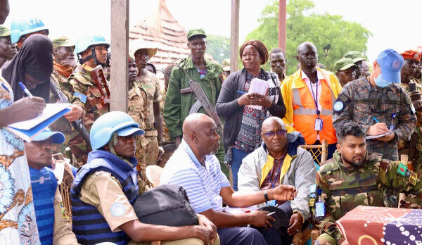United Nations Mission in South Sudan (UNMISS), humanitarians and state officials visit Rualbet to engage communities, foster reconciliation