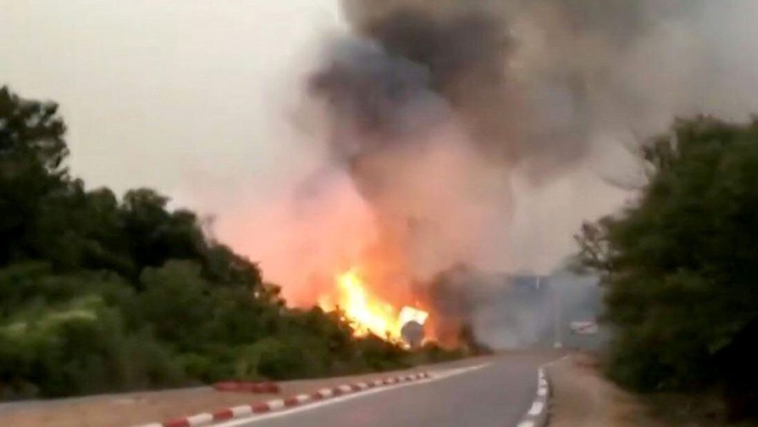 ALGERIA-FIRE-FORESTS