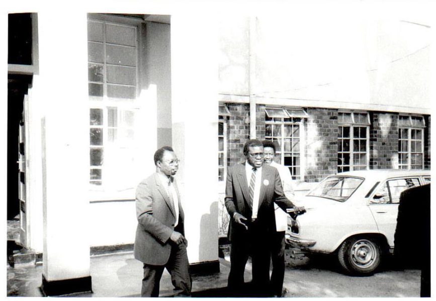 President Geingob and Professor Adebayo Adedeji