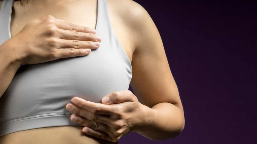 Self-breast examination.