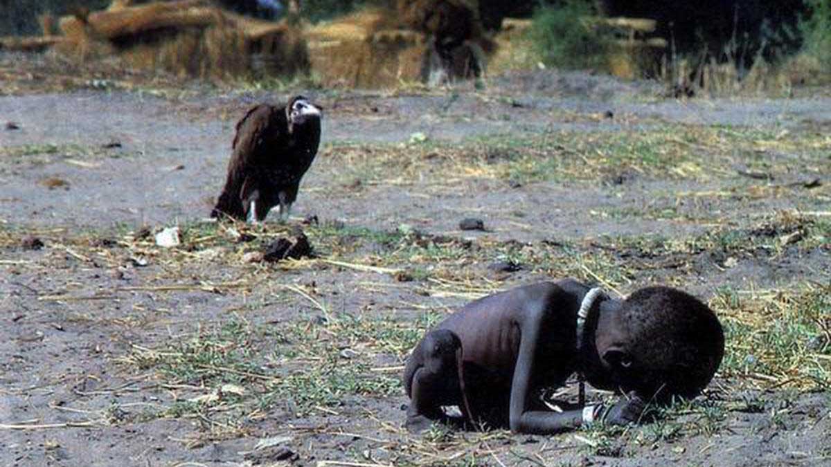 The child and the vulture