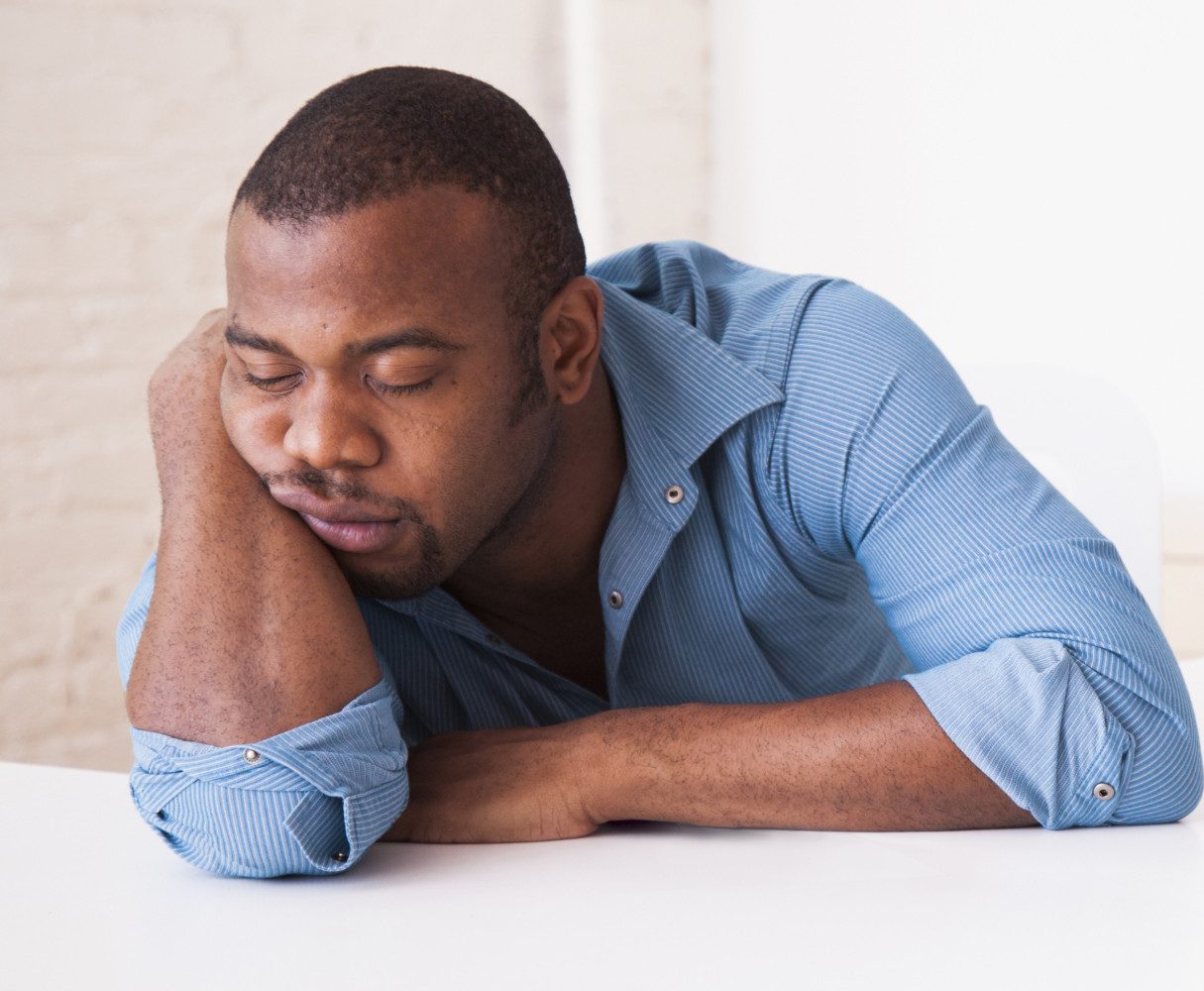 A tired man. Photo Getty Brand X