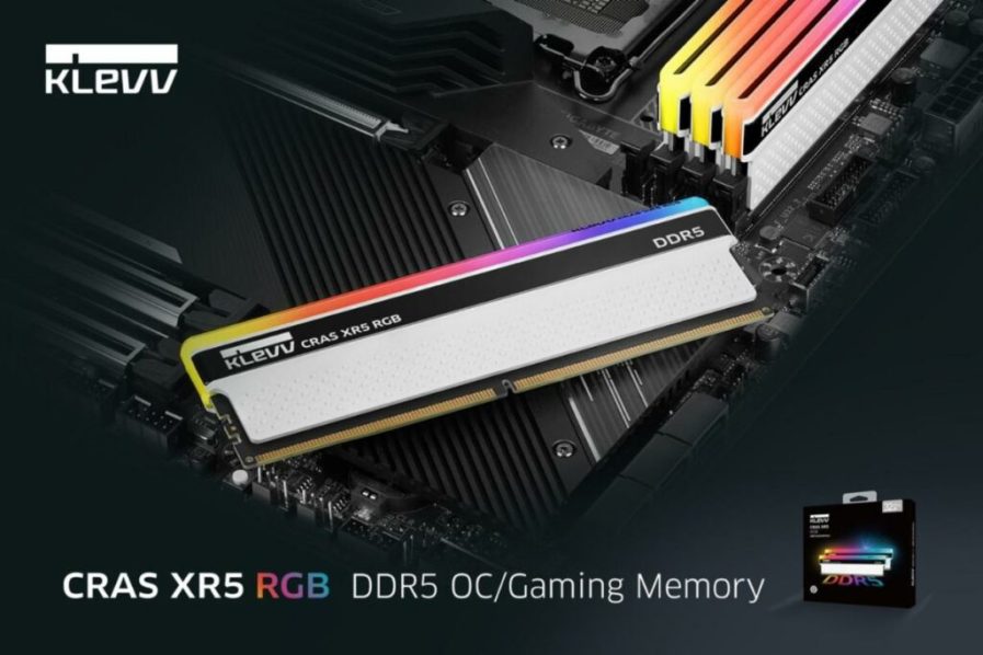 KLEVV Unveils CRAS XR5 RGB DDR5 Gaming Memory