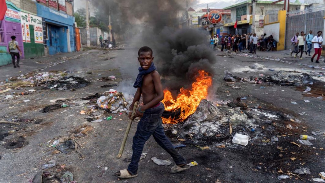 HAITI-POLITICS-UNREST-PROTEST