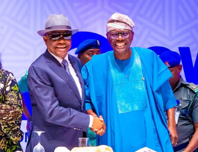 Sanwo-Olu and Nyesom Wike