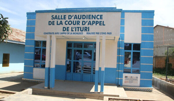 Ituri: United Nations Organization Stabilization Mission in the Democratic Republic (DR) of Congo (MONUSCO) Builds Courtroom for Bunia Court of Appeal