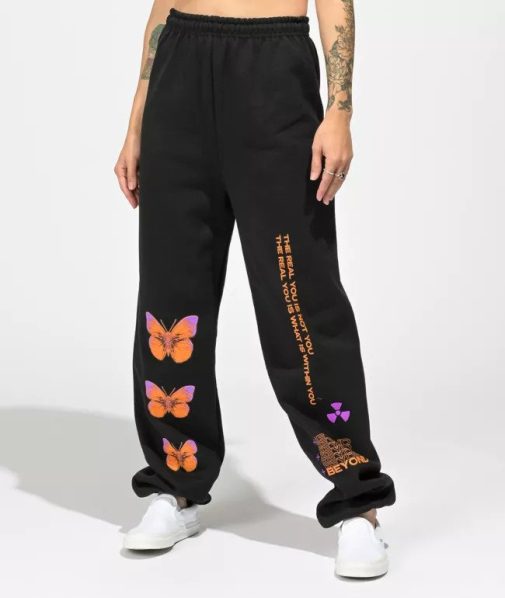 Vitriol Butterfly Black Sweatpants photo Zumiez