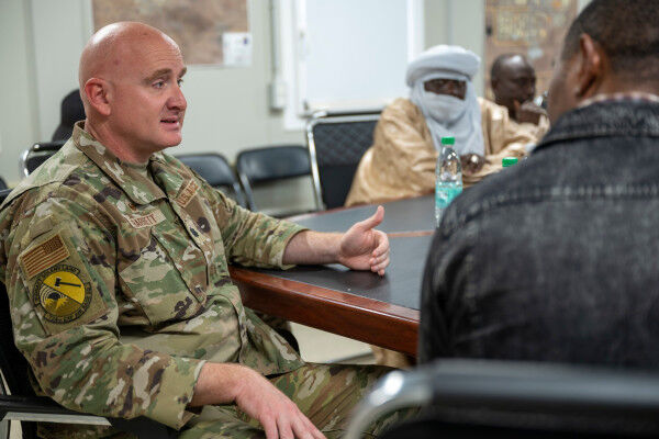 Air Base 201 Leadership Meets with Key Local Leaders in Agadez