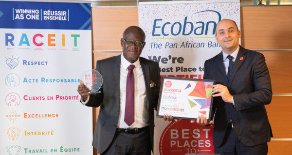 Ecobank wins Best Place to Work in Africa 2022 Award