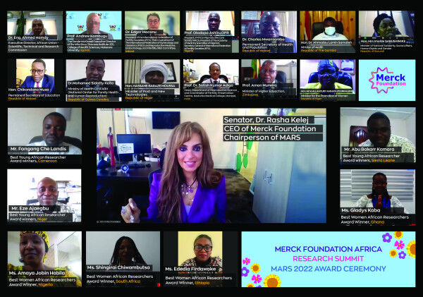 Merck Foundation, African Union and 11 African Ministers announced MARS Best African Women Researchers and Young African Researchers Awards winners at 2022 Merck Foundation Awards ceremony