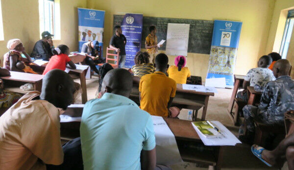 United Nations Mission in South Sudan (UNMISS) encourages community leaders to become ambassadors against gender-based violence