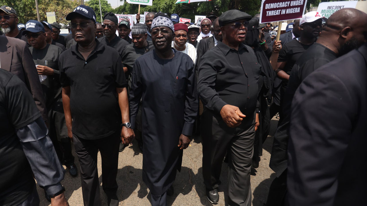 NIGERIA-POLITICS-ELECTION-DEMONSTRATION