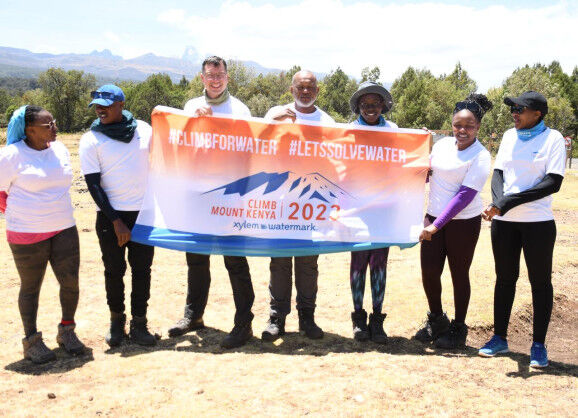 Climbing for water: Xylem Kenya explores Mount Kenya to highlight water conservation