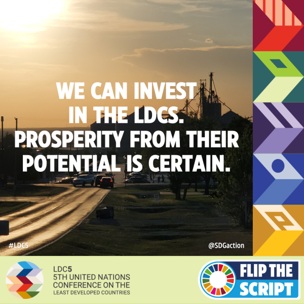 Accelerating sustainable development around the world: European Investment Bank (EIB) Global at the 5th United Nations Conference for Least Developed Countries