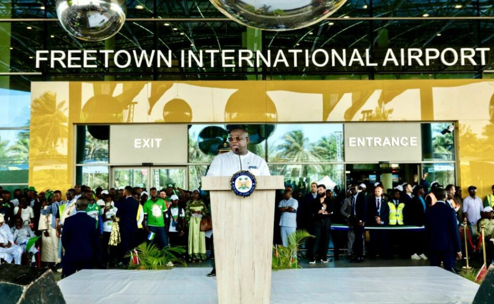 President Bio breaks over three-decades-old jinx with the construction of a brand-new airport in Sierra leone  