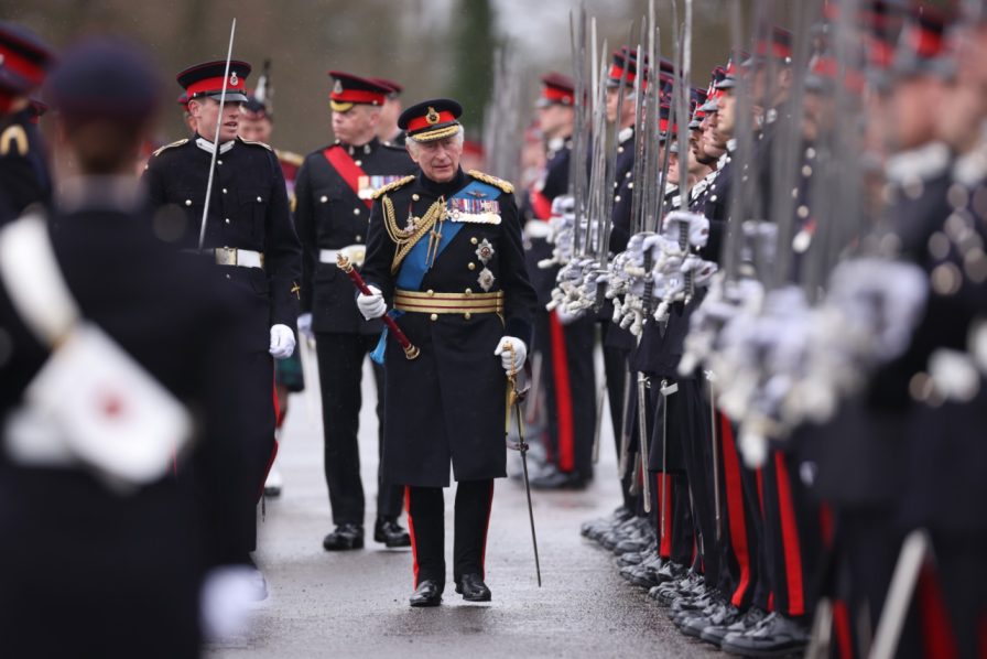 BRITAIN-ROYALS-MILITARY