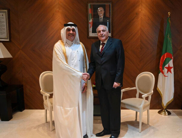 Algerian Minister of Foreign Affairs and National Community abroad Meets Qatar’s Ambassador