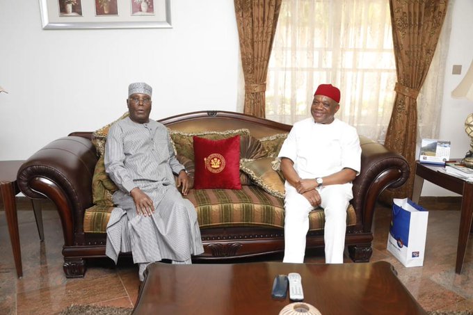 Atiku and Orji Uzor Kalu