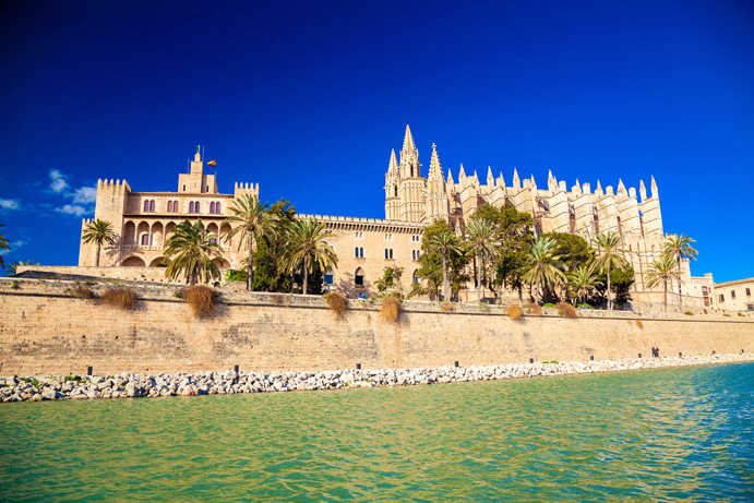 Palma Cathedral and the Almudaina Palace