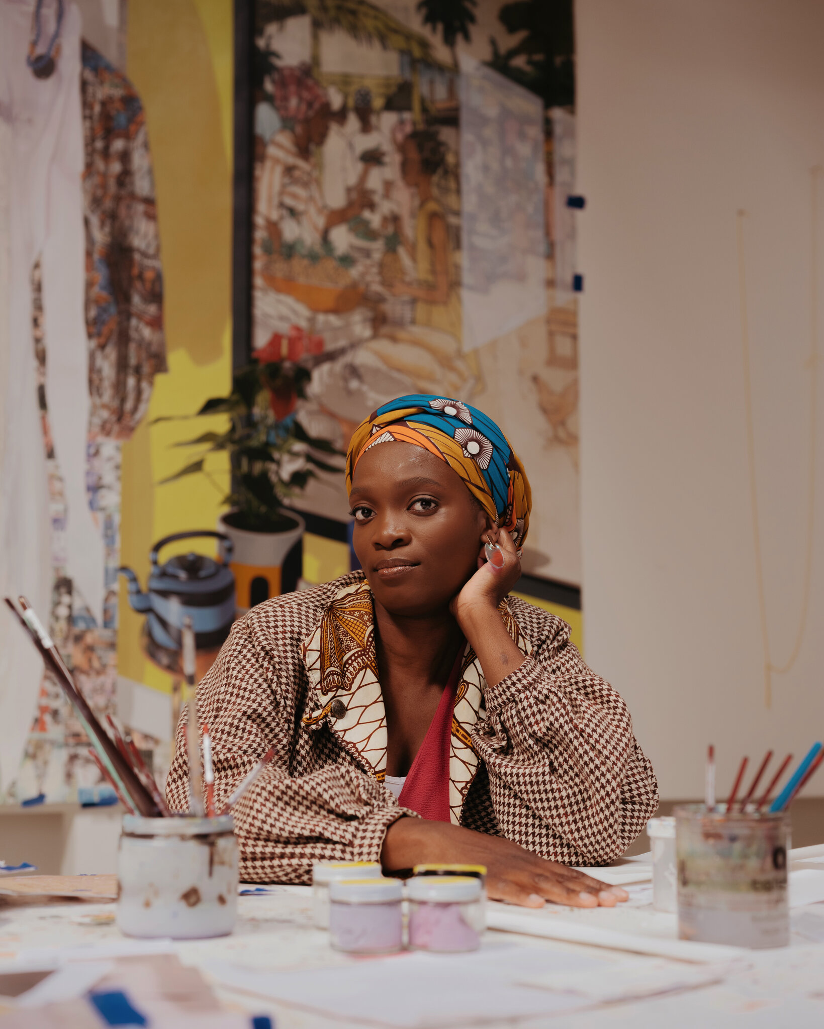 Njideka Akunyili Crosby Showcases Artistic Works In LA
