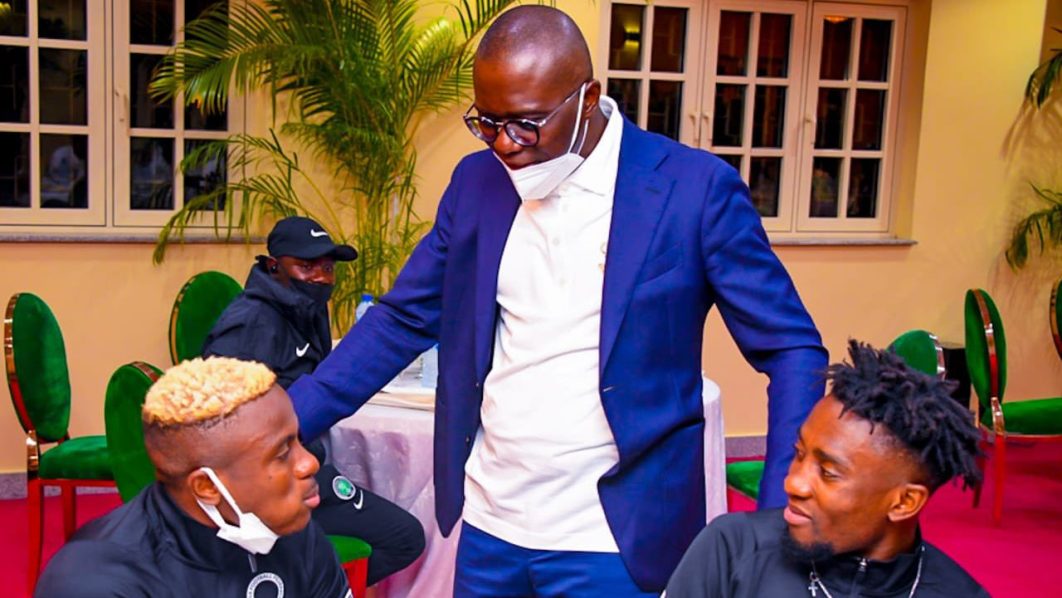 Victor Osimhen and Sanwo-olu