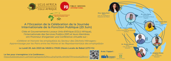 United Cities and Local Governments of Africa (UCLG Africa) and Public Services International (PSI) celebrate the United Nations International Public Service Day
