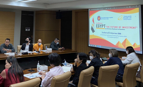 Royal Thai Embassy in Cairo and Thailand Board of Investment Organised “Egypt: The Future of Investment” Seminar and Business-to-Business meetings