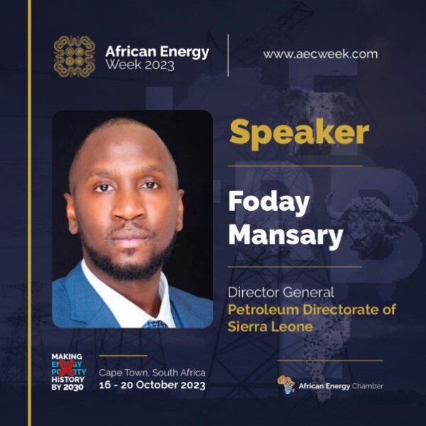 CORRECTION: Sierra Leone’s Petroleum Directorate Foday Mansary to Discuss Frontier Exploration at African Energy Week (AEW) 2023