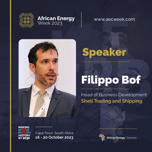 Driving Investments and Partnerships: Filippo Bof, Head of Business Development at Shell Trading and Shipping to Speak at African Energy Week (AEW)