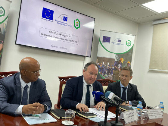 Support for the private sector: European Investment Bank (EIB) to provide €20 million in financing and a portfolio guarantee to Banque Mauritanienne de l’Investissement