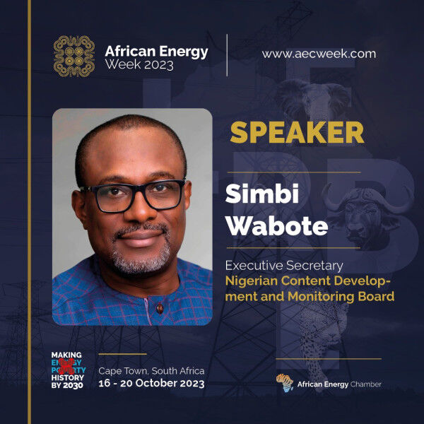 Simbi Wabote to Chair Africa Local Content and Entrepreneurship Summit at African Energy Week (AEW), Fueling Africa’s Energy Revolution