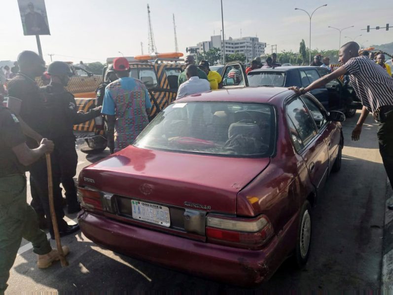 FCTA officials impounds one-chance vehicle in Abuja