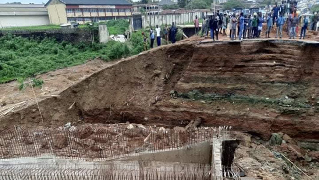 The collapsed bridge