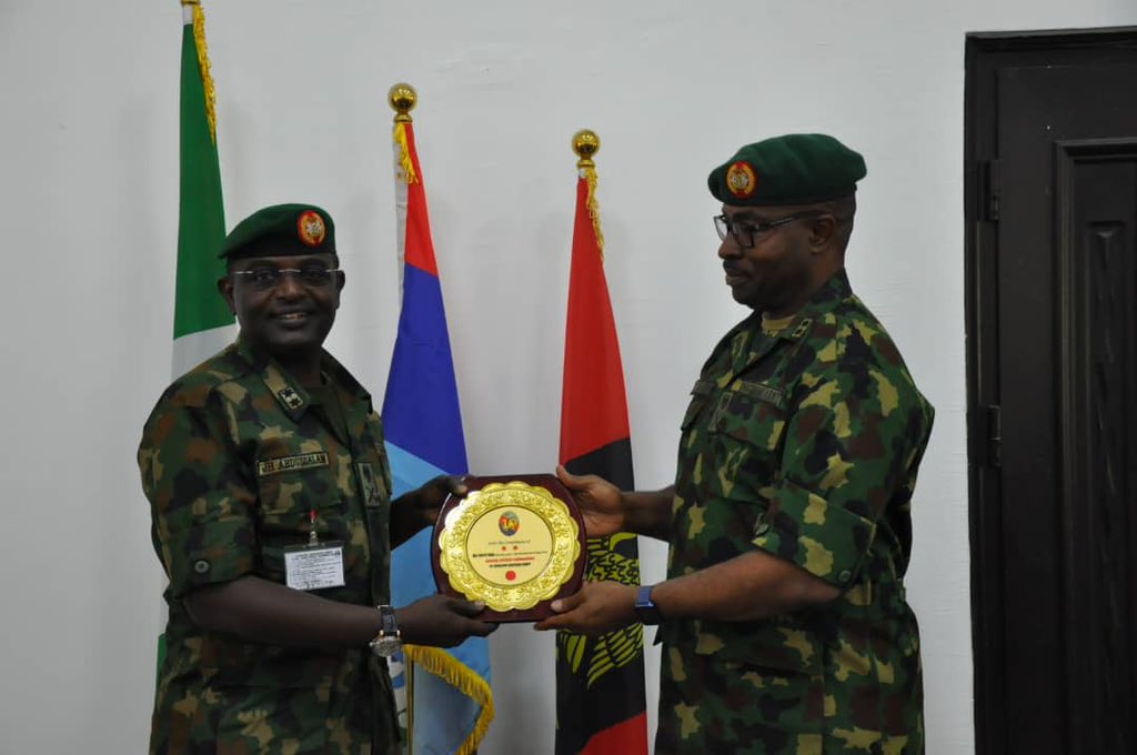 General Officers Commanding (GOC) 82 and 6 Divisions of the Nigerian Army
