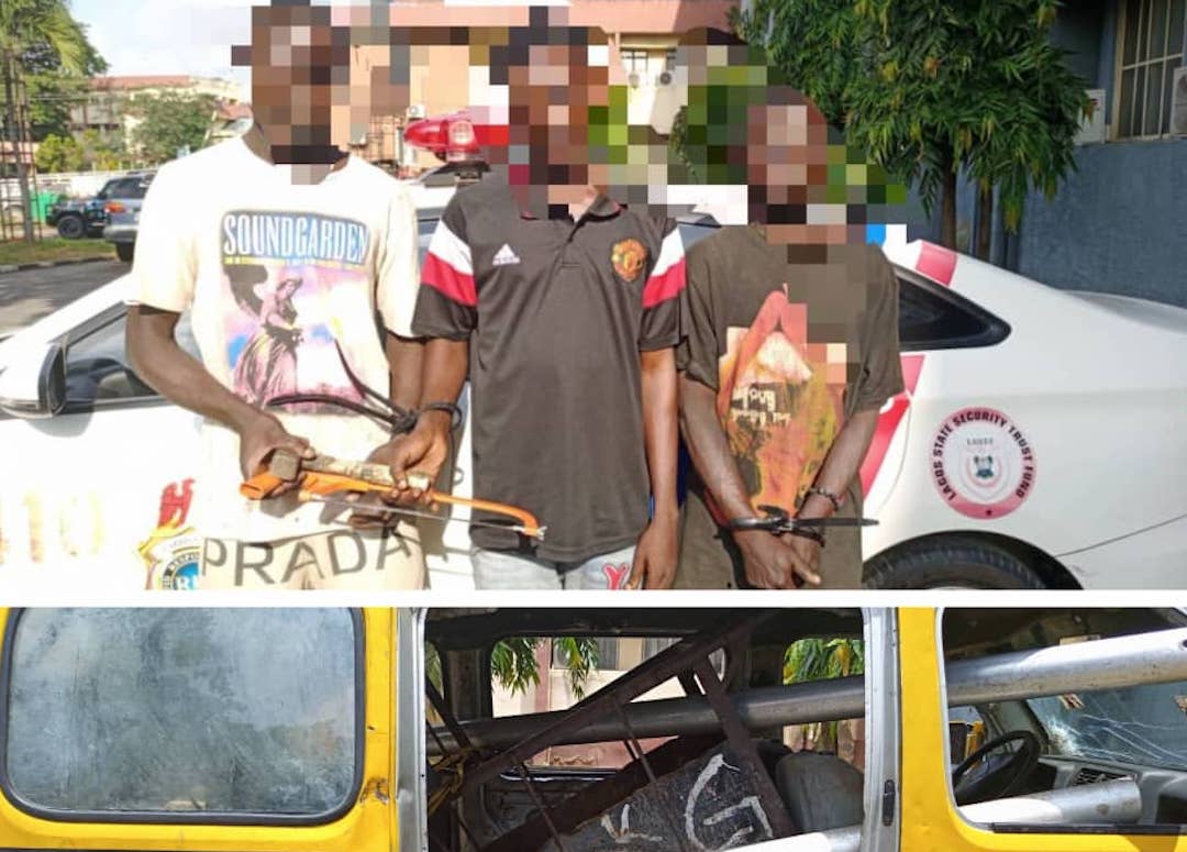 Lagos State police command arrest vandals
