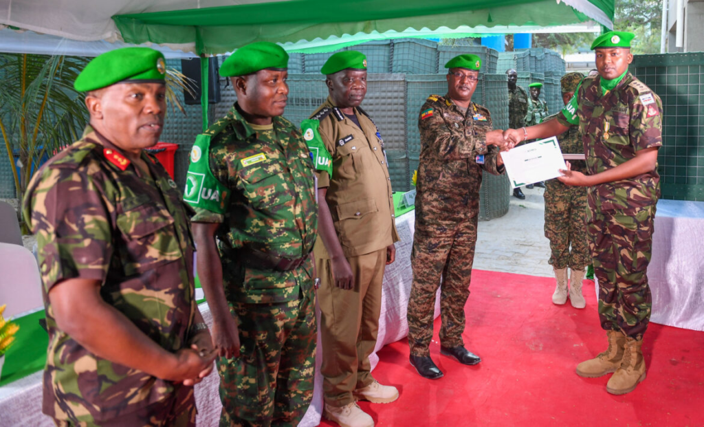 Atmis fetes outgoing staff officers for advancing mission objectives