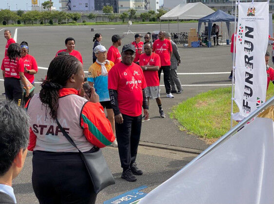 Tanzania: His Excellency Ambassador Baraka Luvanda Participates in the Special Fun Run Event at Tokyo Rinkai Disaster Prevention Park, 24th September 2023