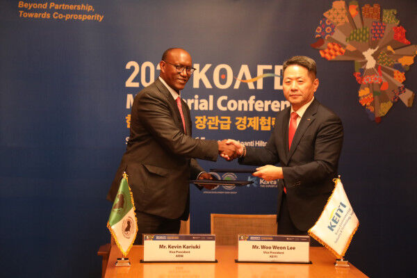 African Development Bank and Korea Environmental Industry and Technology Institute (KEITI) sign agreement to deploy environmental and climate-resilient technologies in Africa