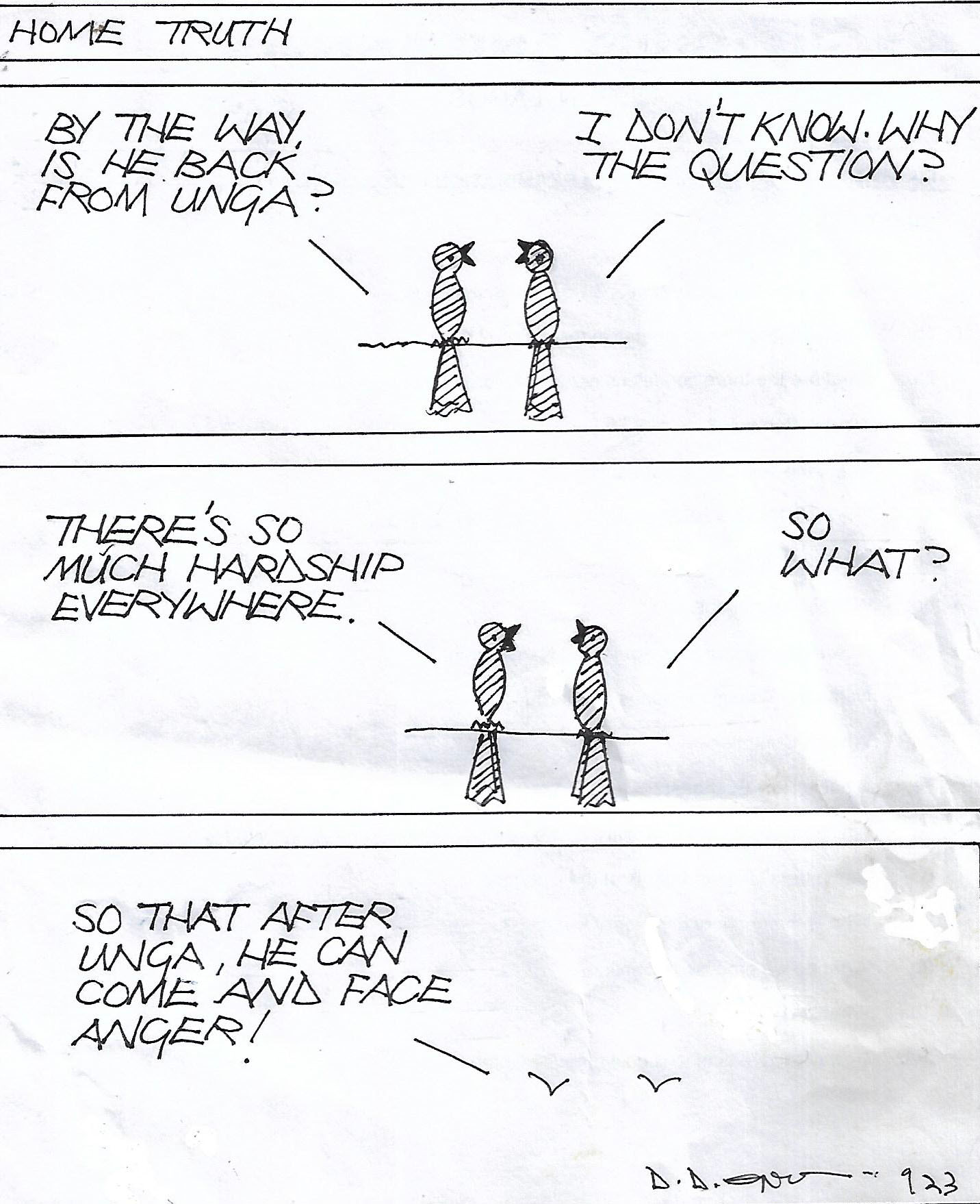 FRIDAY CARTOON, 22-9-23