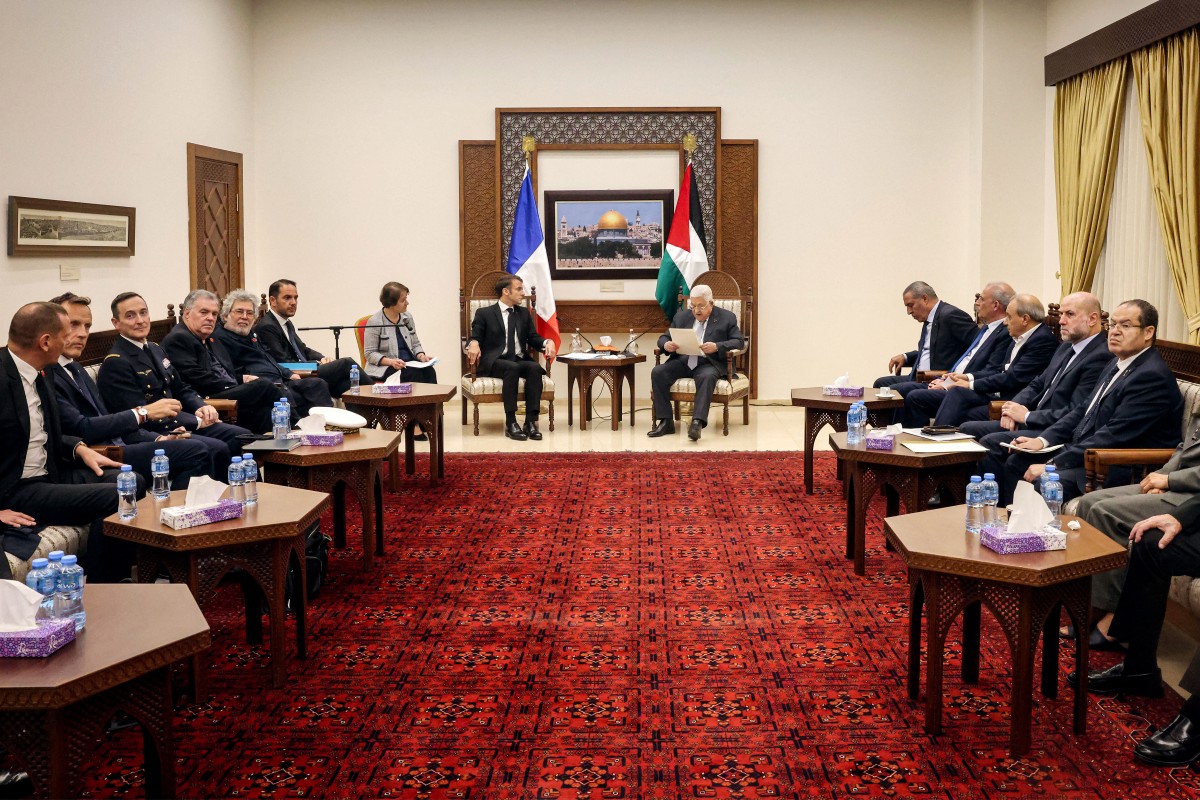PALESTINIAN-FRANCE-POLITICS-DIPLOMACY