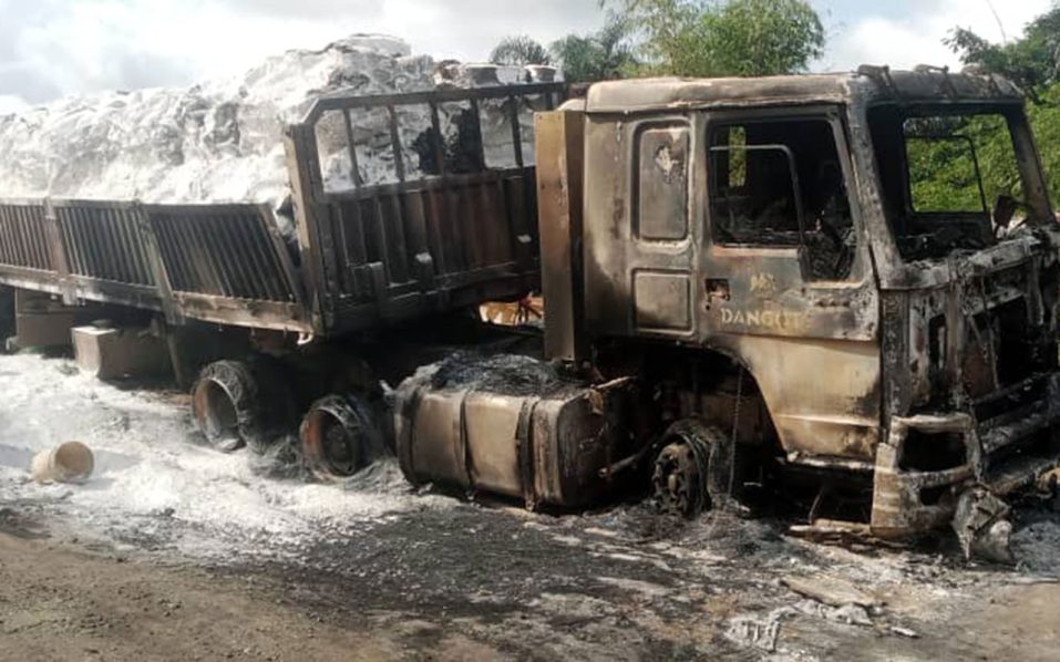 Burnt-Lorry
