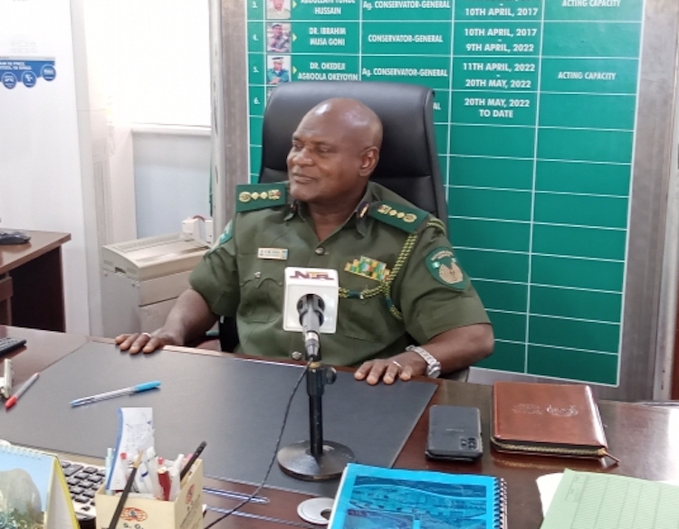 Dr Ibrahim Goni, Conservator- General (C-G), National Park Service (NPS)
