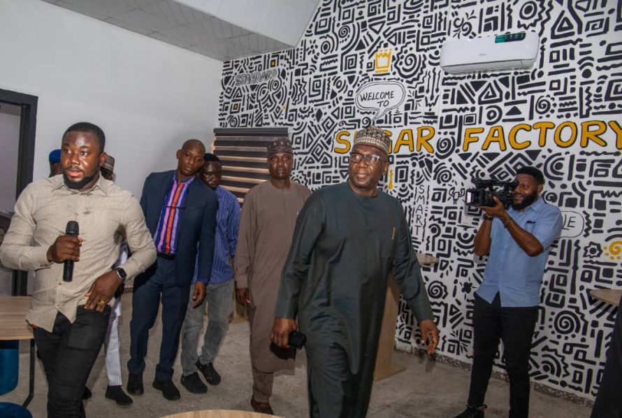 Kwara-Governor-AbdulRahman-AbdulRazaq-at-Sugar-Film-Factory