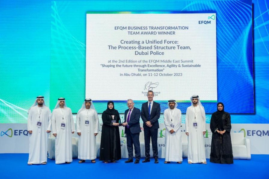 Winners of the EFQM business transformation awards announced at the 2nd Edition Of The EFQM The Middle East Summit “Shaping the Future Through Excellence, Agility and Sustainable Transformation”