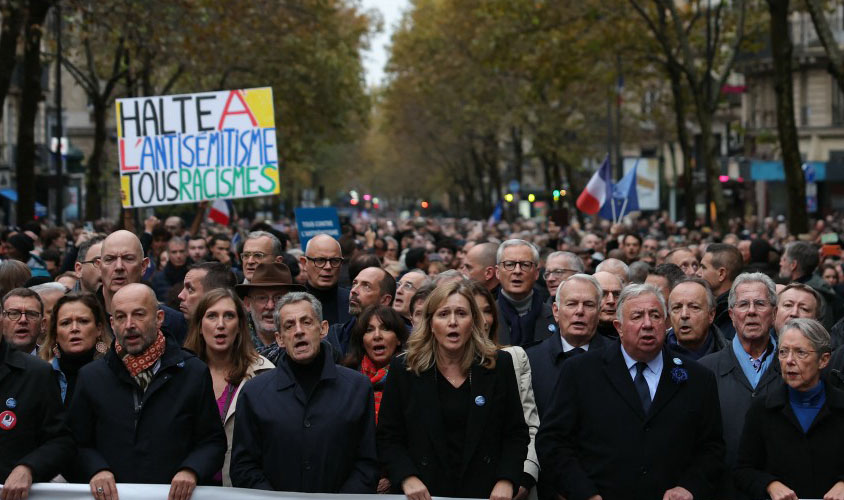 FRANCE-POLITICS-RELIGION-RACISM-PALESTINIAN-ISRAEL-CONFLICT-DEMO
