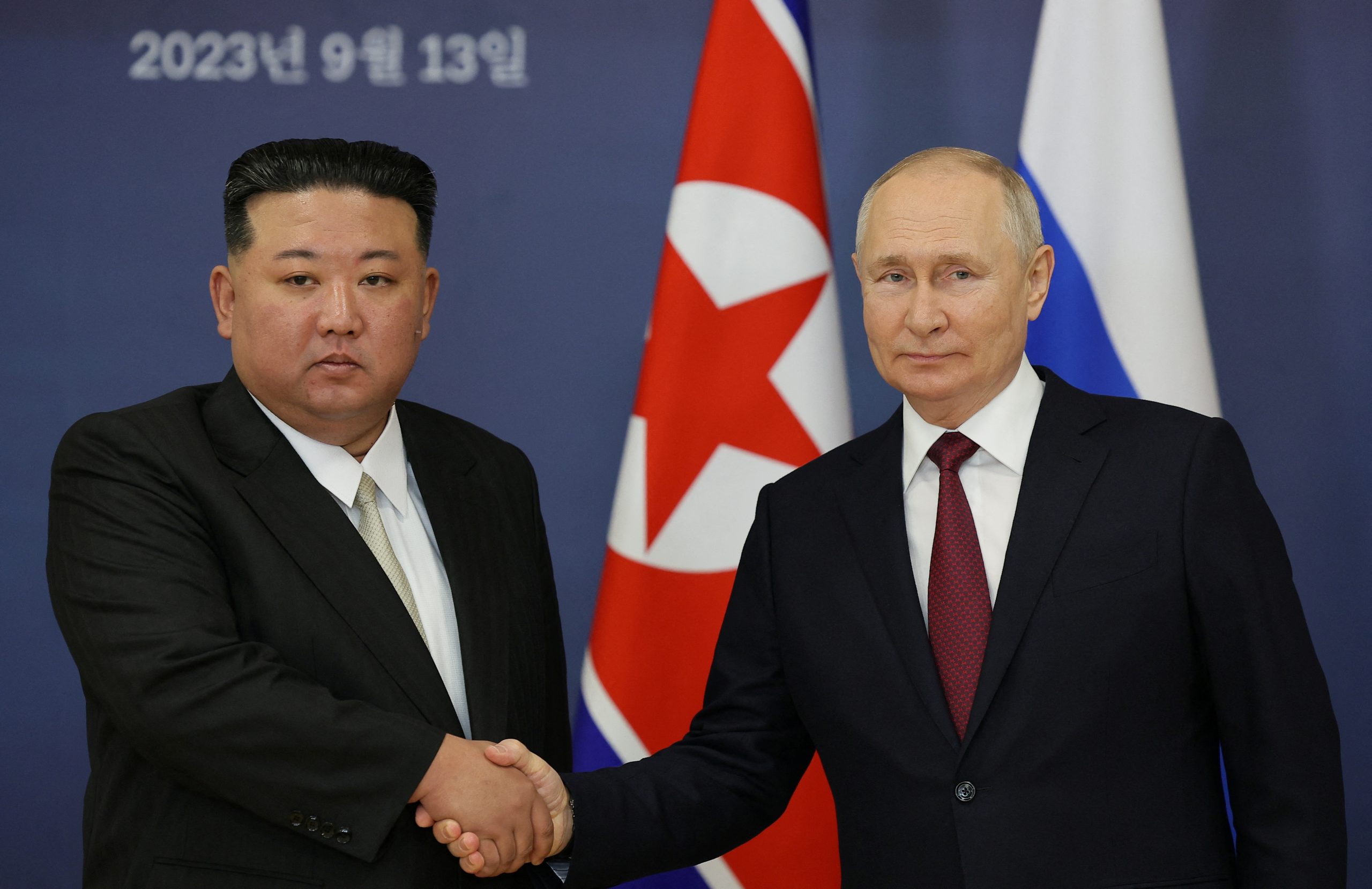 Russia’s President Putin and North Korea’s leader Kim meet in Amur region