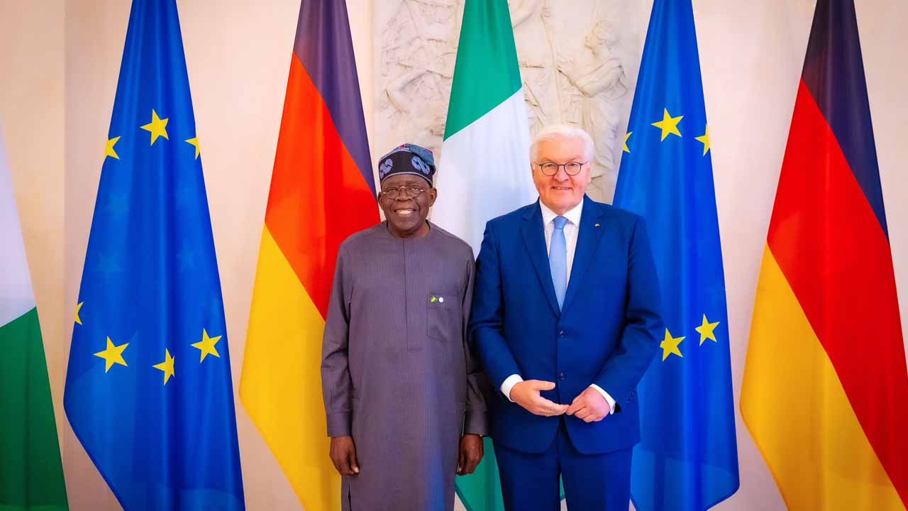 President Frank-Walter Steinmeier and President Bola Ahmed Tinubu
