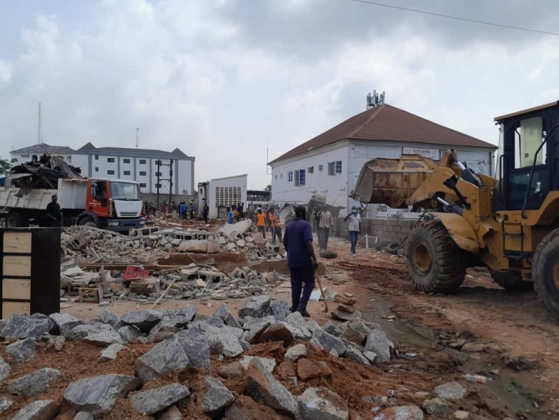 Scene-of-the-demolished-market-at-Mabushi-in-Abuja-on-Wednesday.-