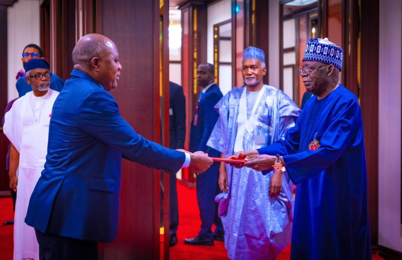 Tinubu receives credence letter